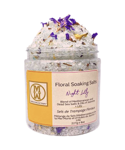 OMM - Floral Soaking Bath Salts - Night Lily - 227g